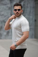 Erkek Hemşire Yaka Kısa Kollu Tişört