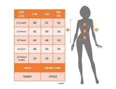 Kadın Kısa Kollu Kelebek Kollu V Yakalı Sandy Bluz