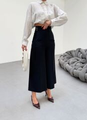 230 Gr Poly Viscose Full Lycra Metal Toka Aksesuarli Pantolon