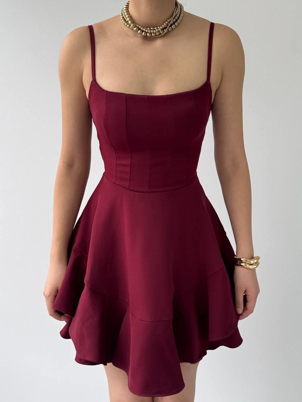 Common İp Askılı Elbise