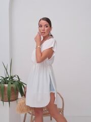 Kadın Ip Ve Bel Büzgü Detay Pareo
