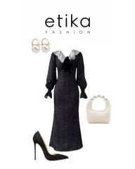 Ospe Fiyonklu Elbise