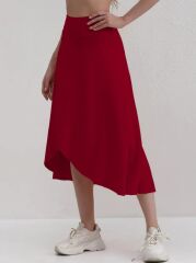 Kadın Cep Detay Taytlı Sandy Etek