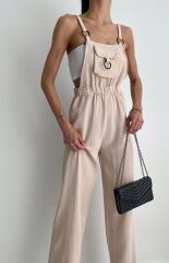 7023 Askılı Bahçıvan Tulum - Bej