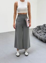 230 Gr Poly Viscose Full Lycra Metal Toka Aksesuarli Pantolon