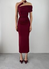 Reta Çapraz Omuz Elbise