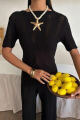 Triko Bluz Pantolon İkili Takım 10084-025