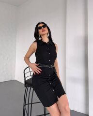 GÖMLEK YAKA ELBİSE