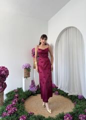 Dora Çiçek Detaylı Elbise