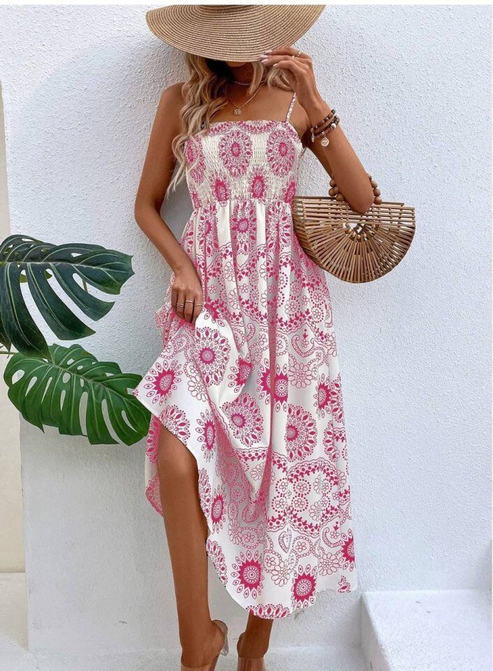 DİJİTAL BASKILI ELBİSE