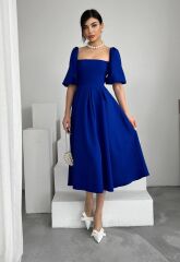 Benjamin Çan Etekli Midi Boy Elbise