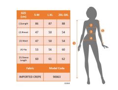 Kadın Uzun Kollu V Yakalı Salaş Ithal Krep Elbise