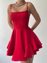 Common İp Askılı Elbise