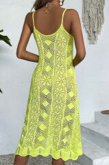 Kadın Ince Askılı Triko Elbise