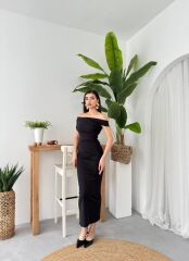 Dron Straplez Elbise