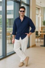 Erkek Uzun Kollu Gömlek