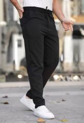 Erkek Beli Bağcıklı Jogger Pantolon