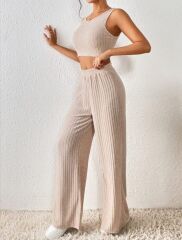 Kadın şardonsuz Kaşkorse Kumaş Ikili Takım