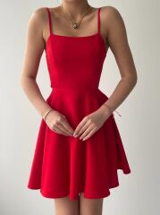 Pole İp Askılı Elbise