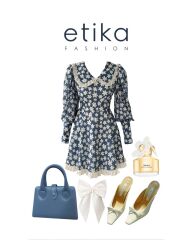 Vero Bebe Yaka Elbise