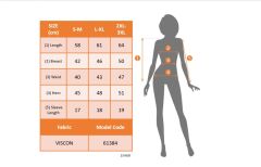 Kadın Kısa Kollu Tek Omuzu Açık Toka Detaylı çok Renkli Viskon Bluz