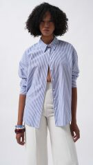 Çizgili Basic Gömlek