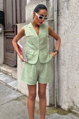 Yelek Şort Viscon Takım 10156-17