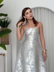 Haseki Straplez Elbise