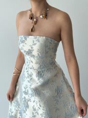 Haseki Straplez Elbise