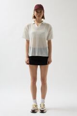 Polo Yaka TransparanT-Shirt