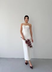 ÖNÜ KURDALELİ KAELM ELBİSE