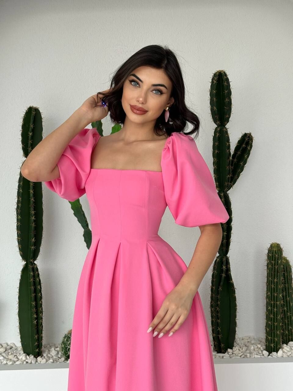 Benjamin Çan Etekli Midi Boy Elbise