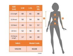 Kadın Kısa Kollu Bisiklet Yaka Desenli Viskon Bluz