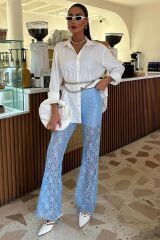 İçi Astarlı Dantel Pantolon 0081