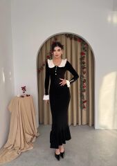 Sura Bebe Yaka Elbise