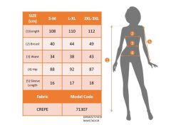 Kadın Kısa Kollu V Yakalı önden Pileli Midi Janjan Krep Elbise