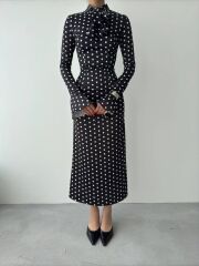 Potenza Puantiyeli Elbise