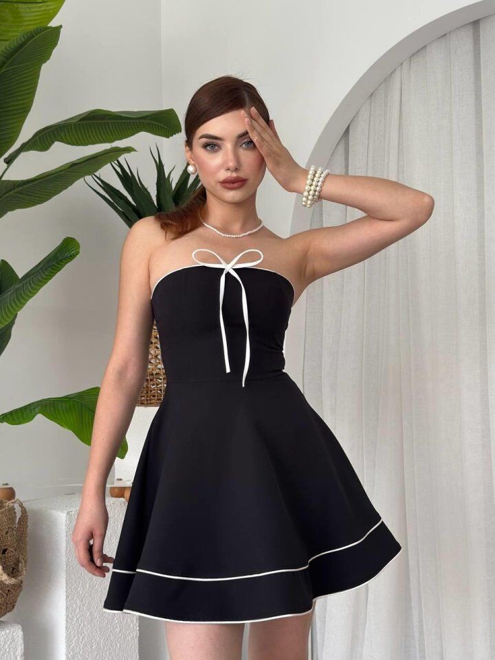 Yuna Straplez Elbise