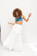 Annie Brode Şerit Detaylı Etek 4036