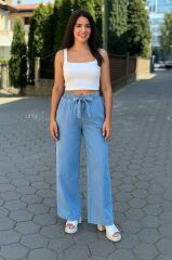 Kadın Tensel Kumaş Pantalon