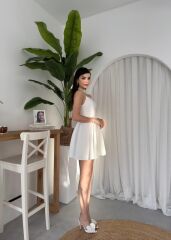 Pole İp Askılı Elbise
