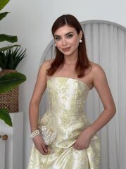 Haseki Straplez Elbise