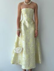 Haseki Straplez Elbise