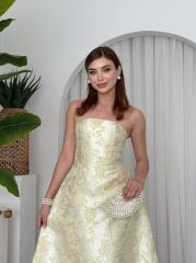 Haseki Straplez Elbise