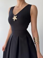 Late Yıldız Detaylı Elbise