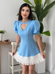 Safe Kalp Detaylı Elbise