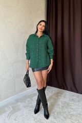 Yeşil Işıltılı Gömlek