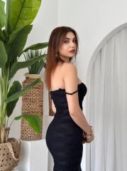 Kalıse İp Askılı Elbise