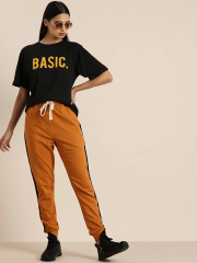 Baskılı T-shirt - Siyah