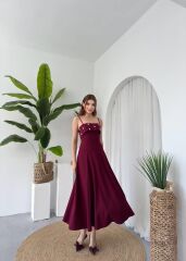 Acco Taş Detaylı Elbise